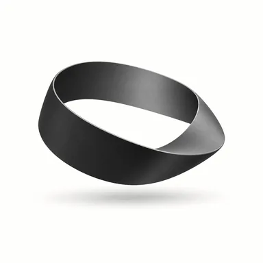 Folded ribbon