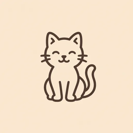 Minimal line app icon example 5