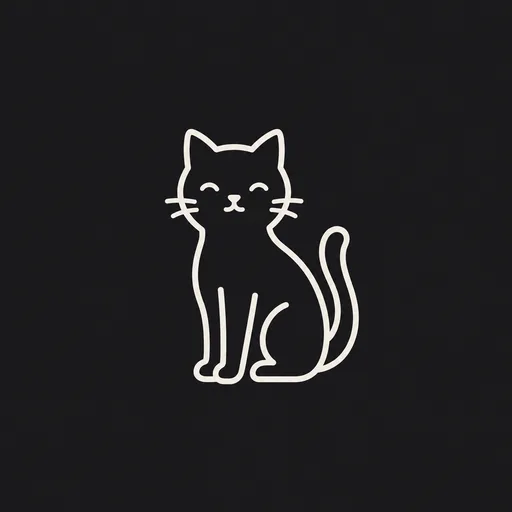 Minimal line app icon example 7