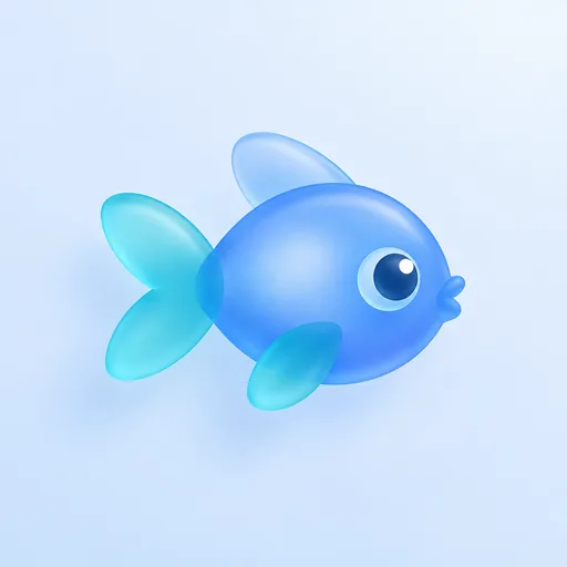 Coloured frosted glass app icon example 3