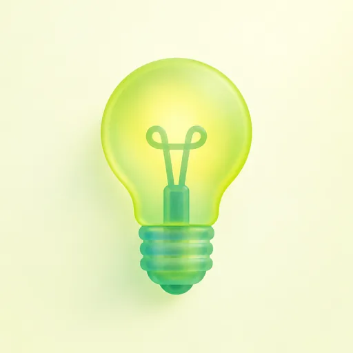 Coloured frosted glass app icon example 4