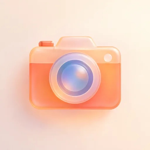 Coloured frosted glass app icon example 9