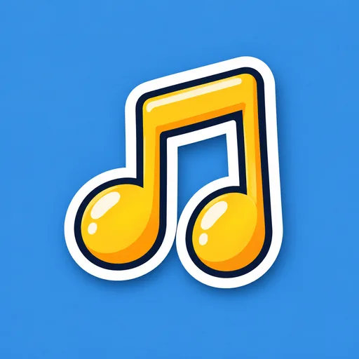 Die-cut sticker app icon example 1